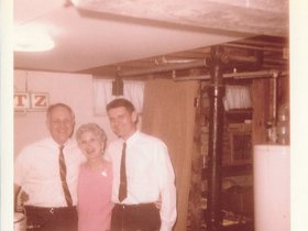 1969 Curt, Gma and Howard B at bar in basement.jpg